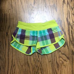 Lululemon size 2 Speed Shorts EUC